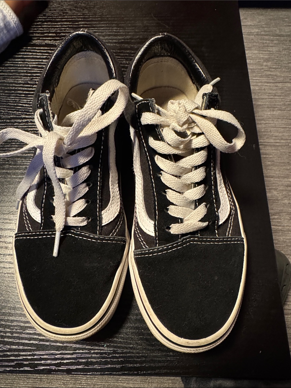 Vans Black and White Old Skool Sneakers